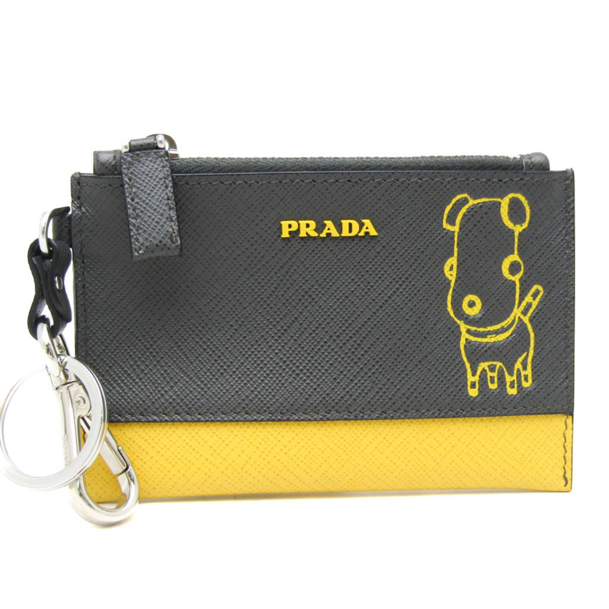 Prada Saffiano Black Leather Bag Jewelry Pre-Owned 475$
