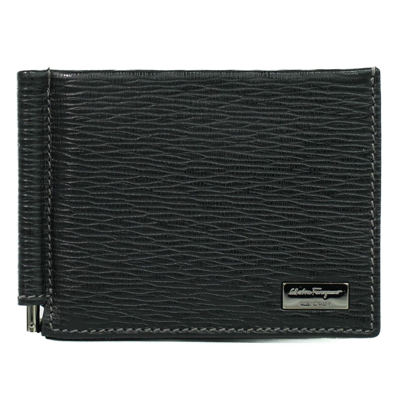 Salvatore Ferragamo Black Leather Wallet (Pre-Owned)