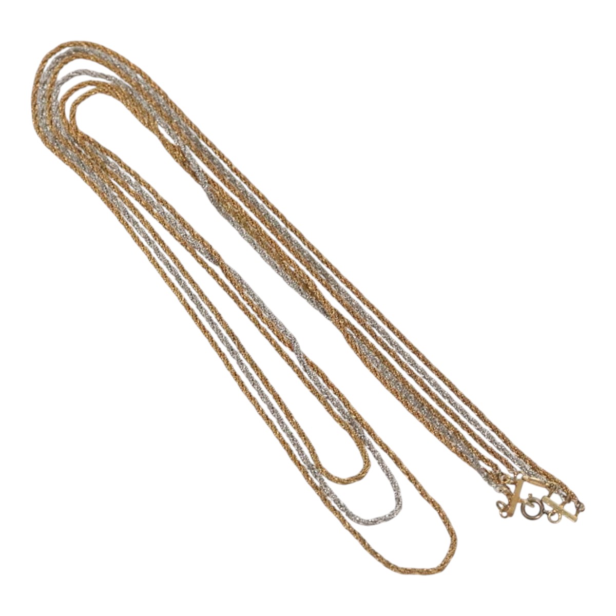 Dior Gold Metal Necklace Jewelry Pre-Owned 292$