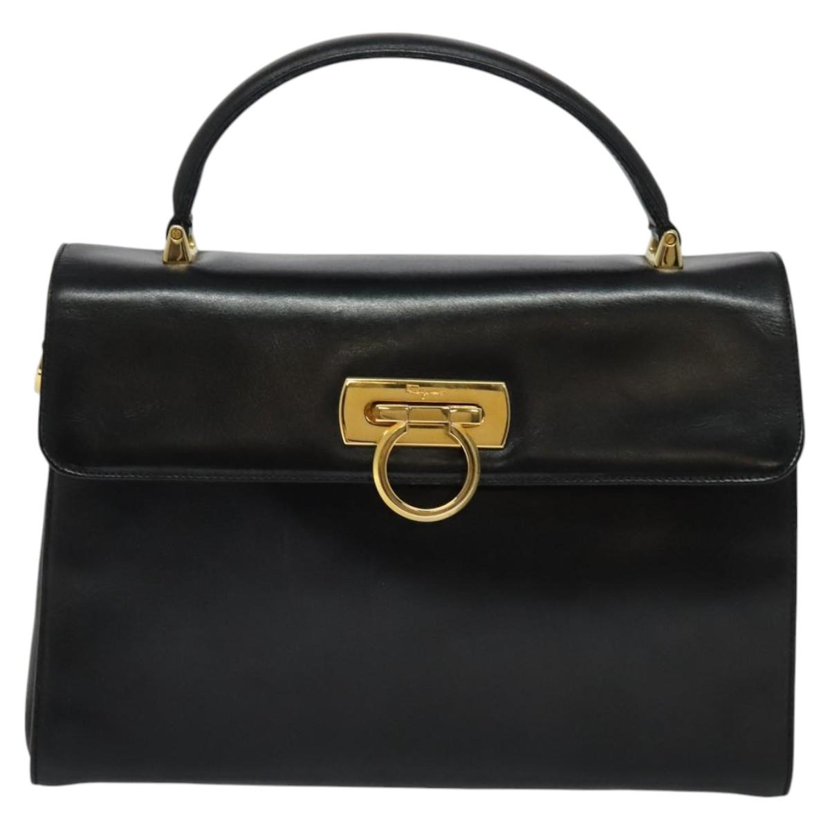 【関税&送料込】Salvatore Ferragamo Black Leather Gancini Sl 0400090858857_NERO?wid=600&hei