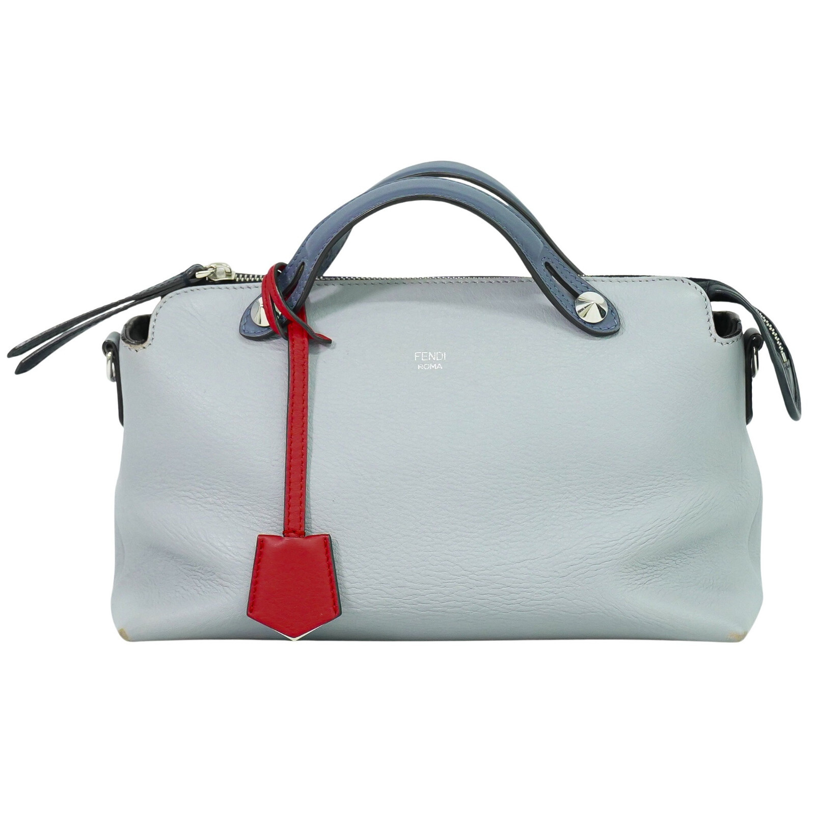 Fendi By The Way Blue Leather Handbag Authentic | eBay