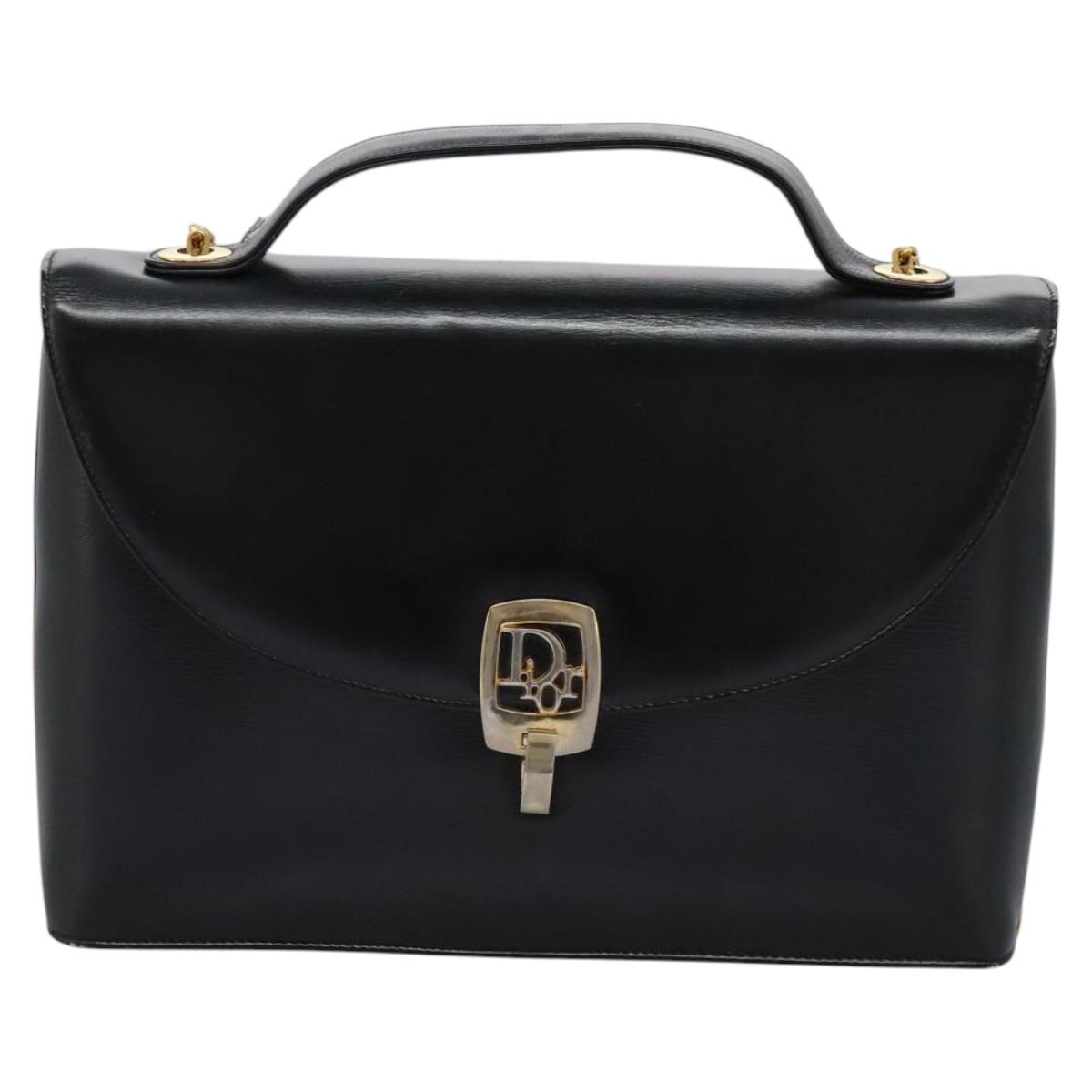 Dior -- Black Leather Handbag Authentic