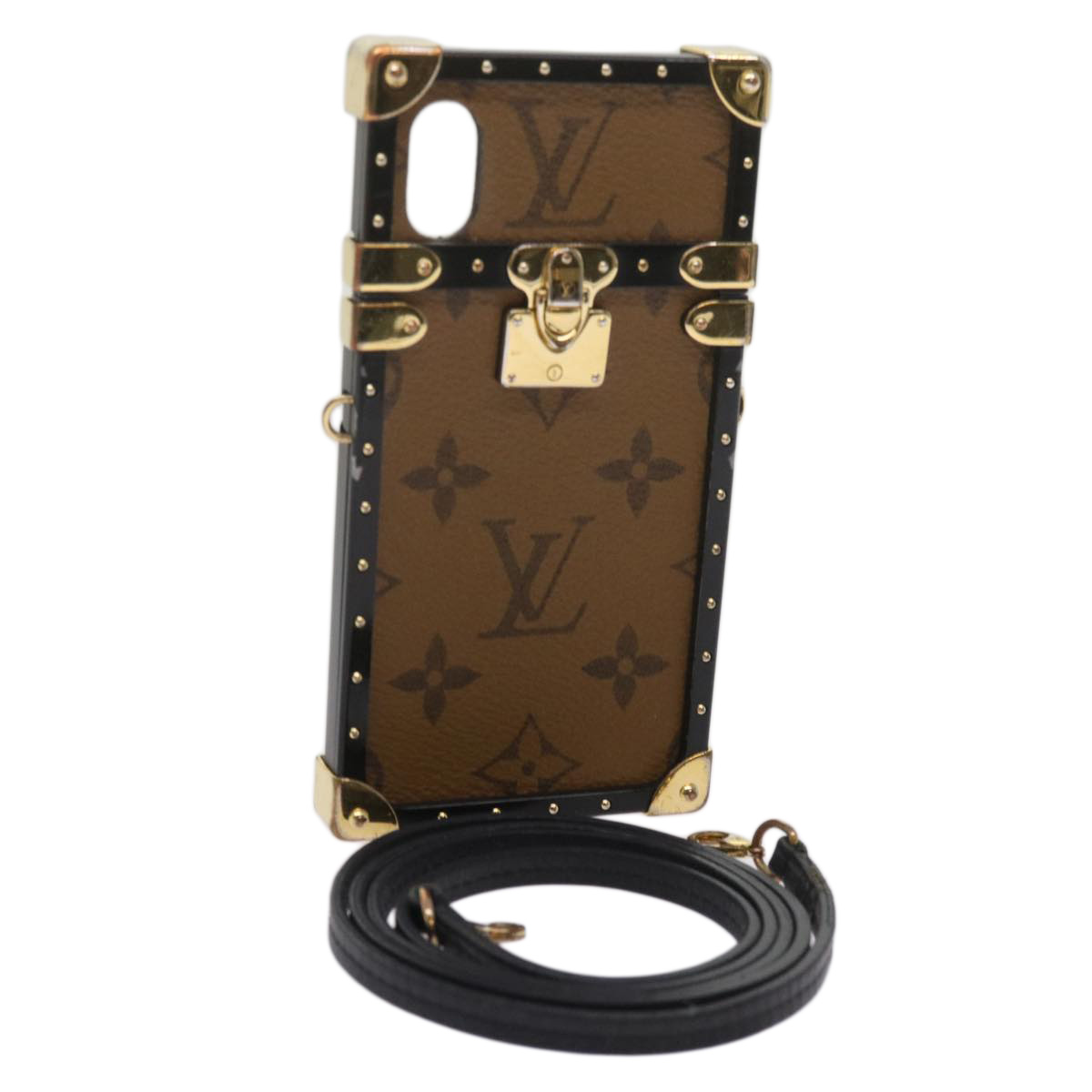 Louis Vuitton Etui Iphone Brown Canvas Phone Jewelry Pre-Owned 329$