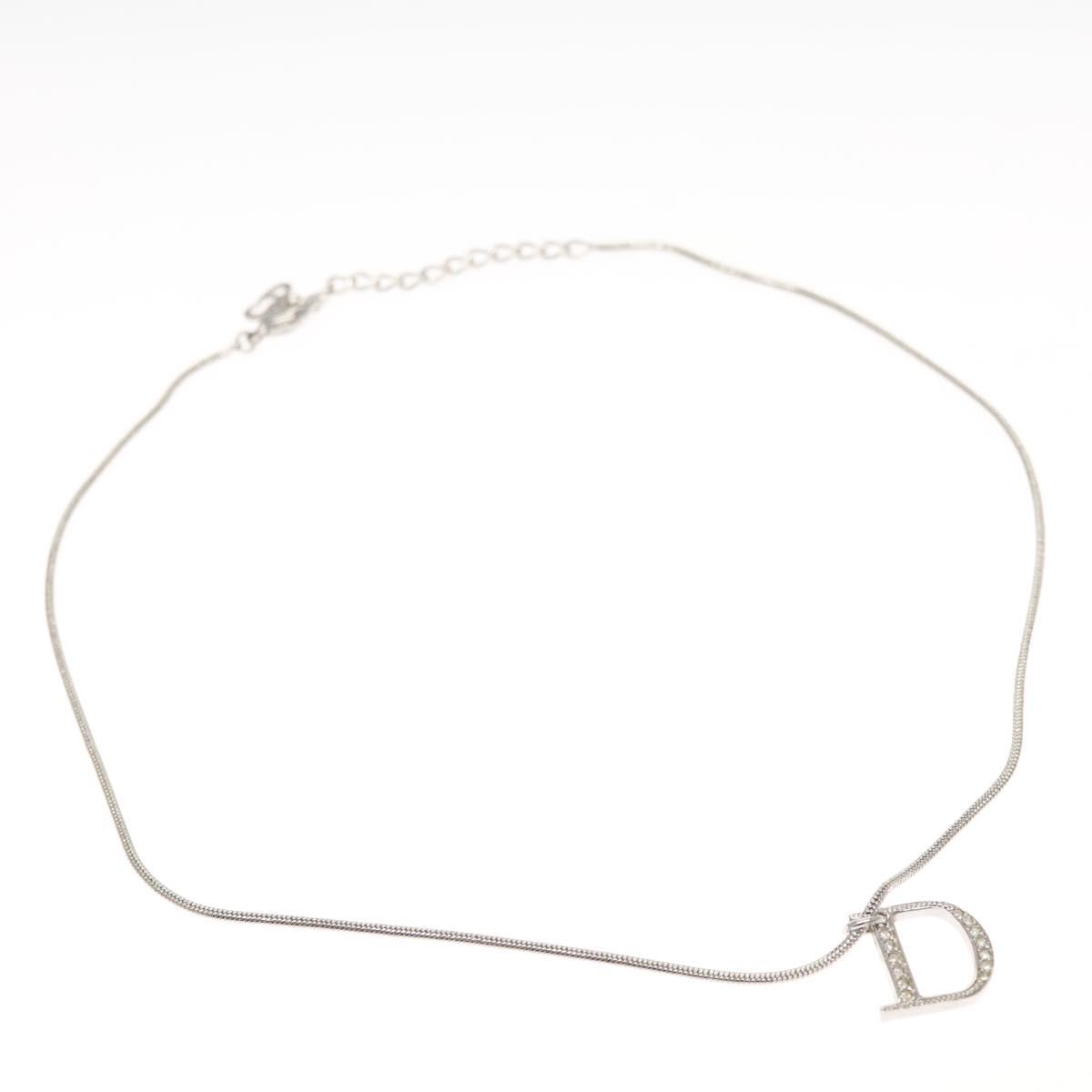 Dior Silver Metal Necklace Jewelry Pre-Owned 339$