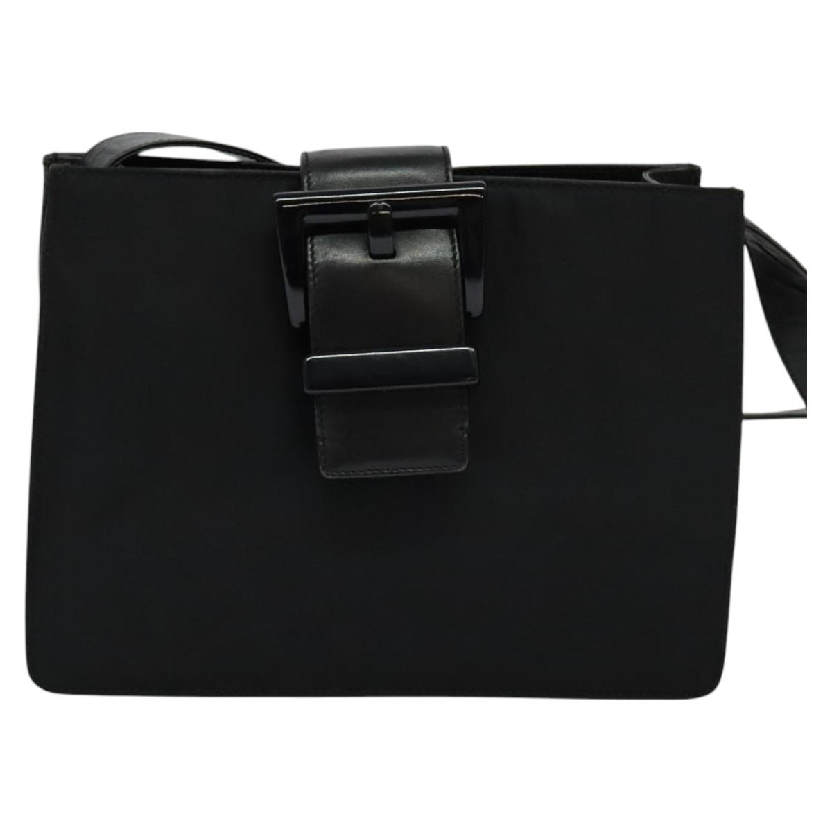 Prada Re-Nylon Black Shoulder Bag Authentic Luxury Handbag