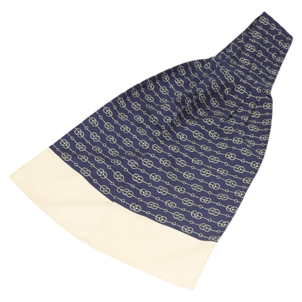 Herm s Navy Silk Tie (Pre-Owned)