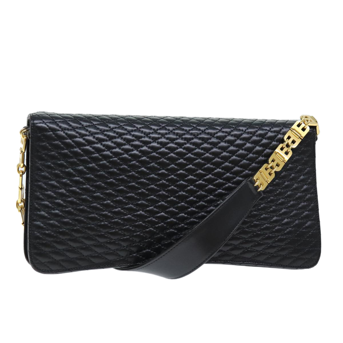 Bally Black Leather Shoulder Bag Authentic | eBay