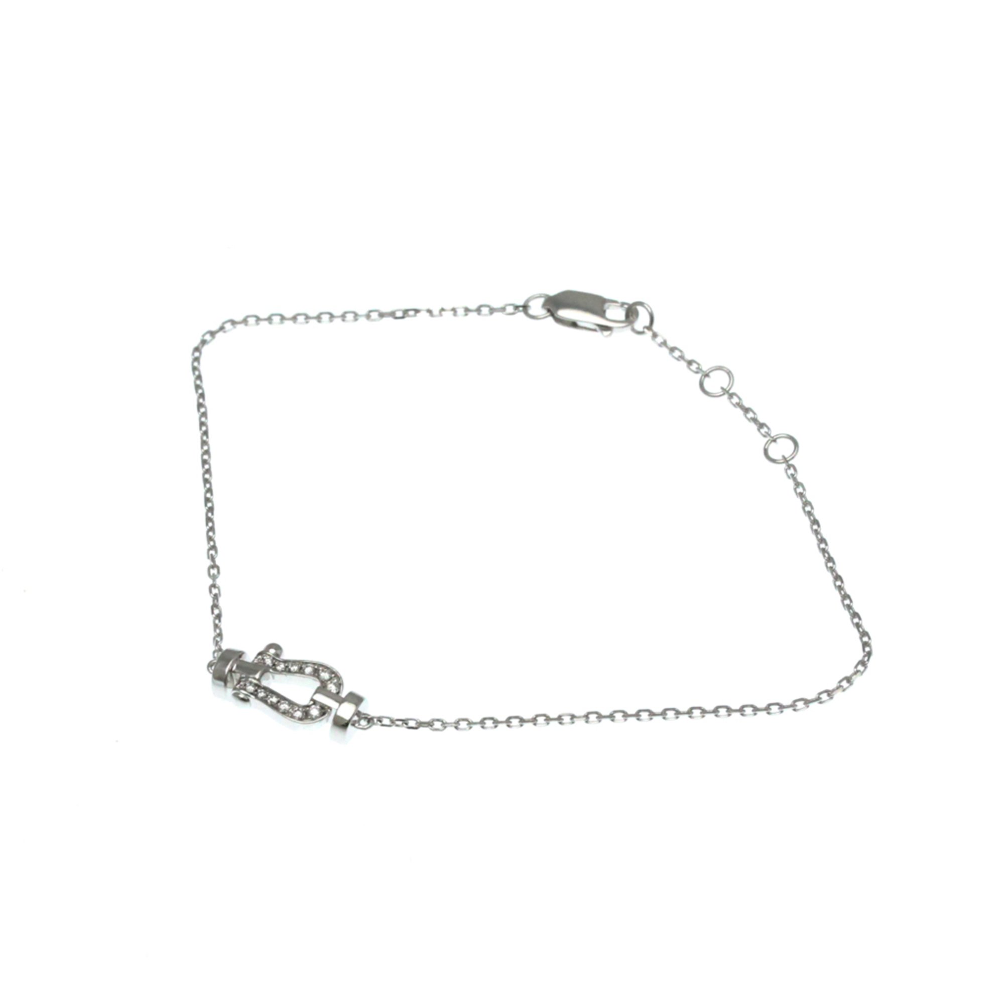 Fred Force 10 Silver White Gold Bracelet Jewelry Pre-Owned 1628$