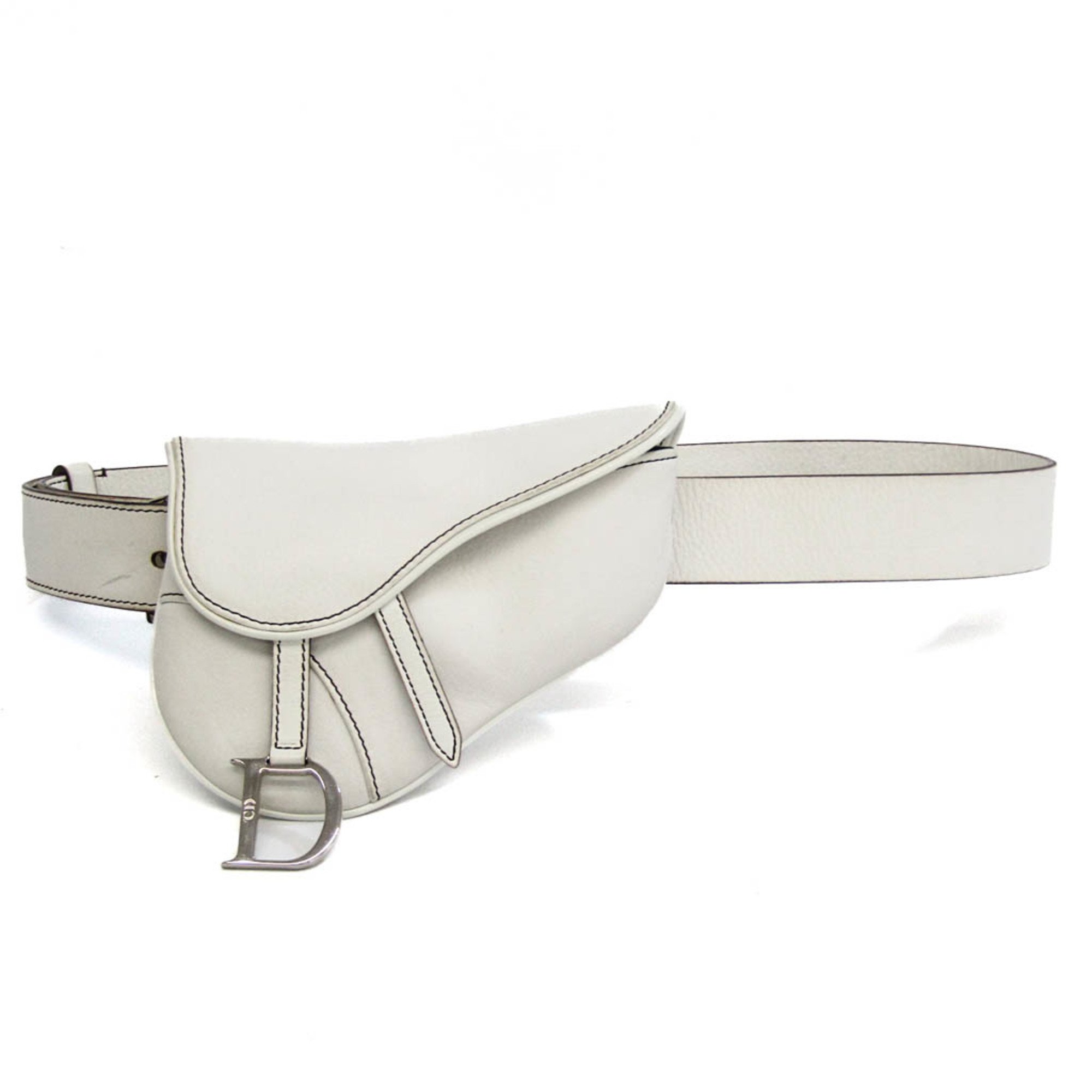 Dior Saddle White Leather Clutch Bag Authentic | eBay Dior Saddle White Leather Clutch Bag Authentic | eBay