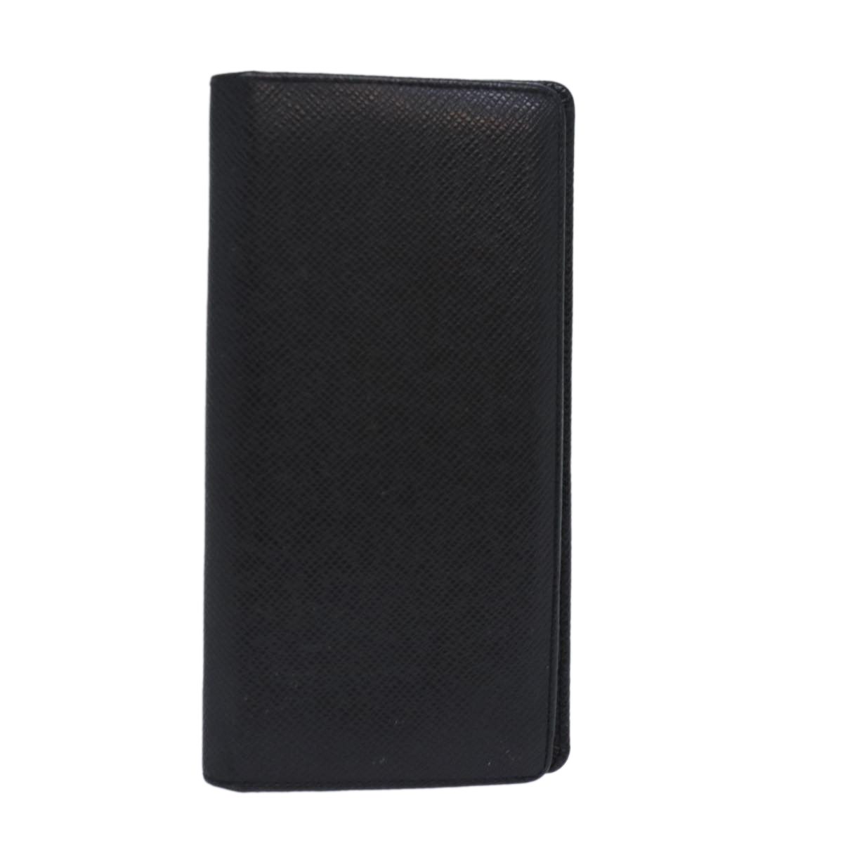 Louis Vuitton Portefeuille Brazza Black Leather Wallet (Pre-Owned)