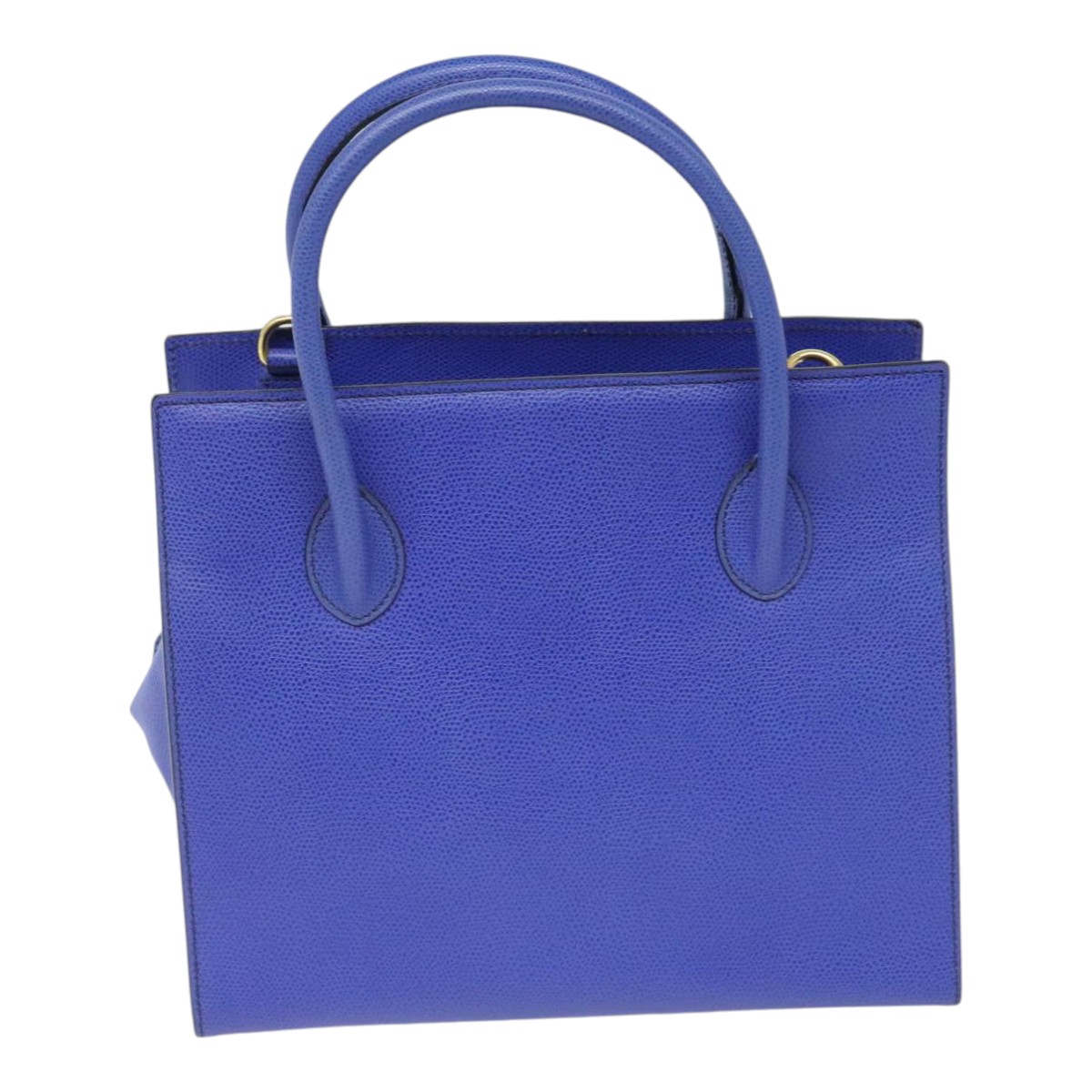 C line Cabas Blue Leather Shoulder Bag (Pre-Owned)