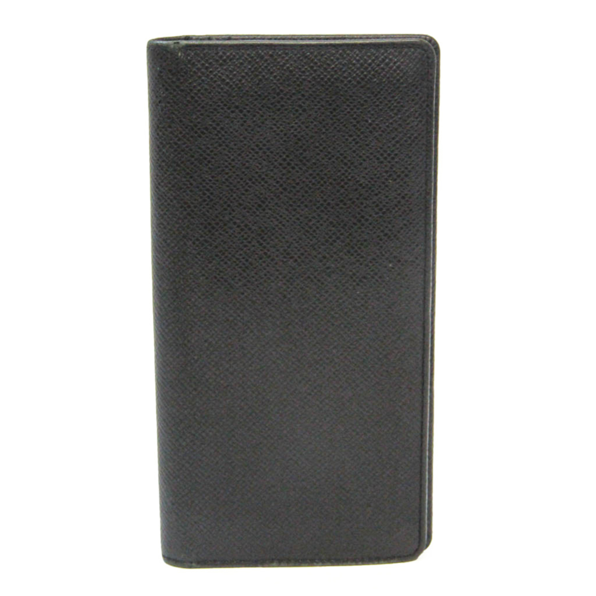 Louis Vuitton Brazza Black Leather Wallet (Pre-Owned)