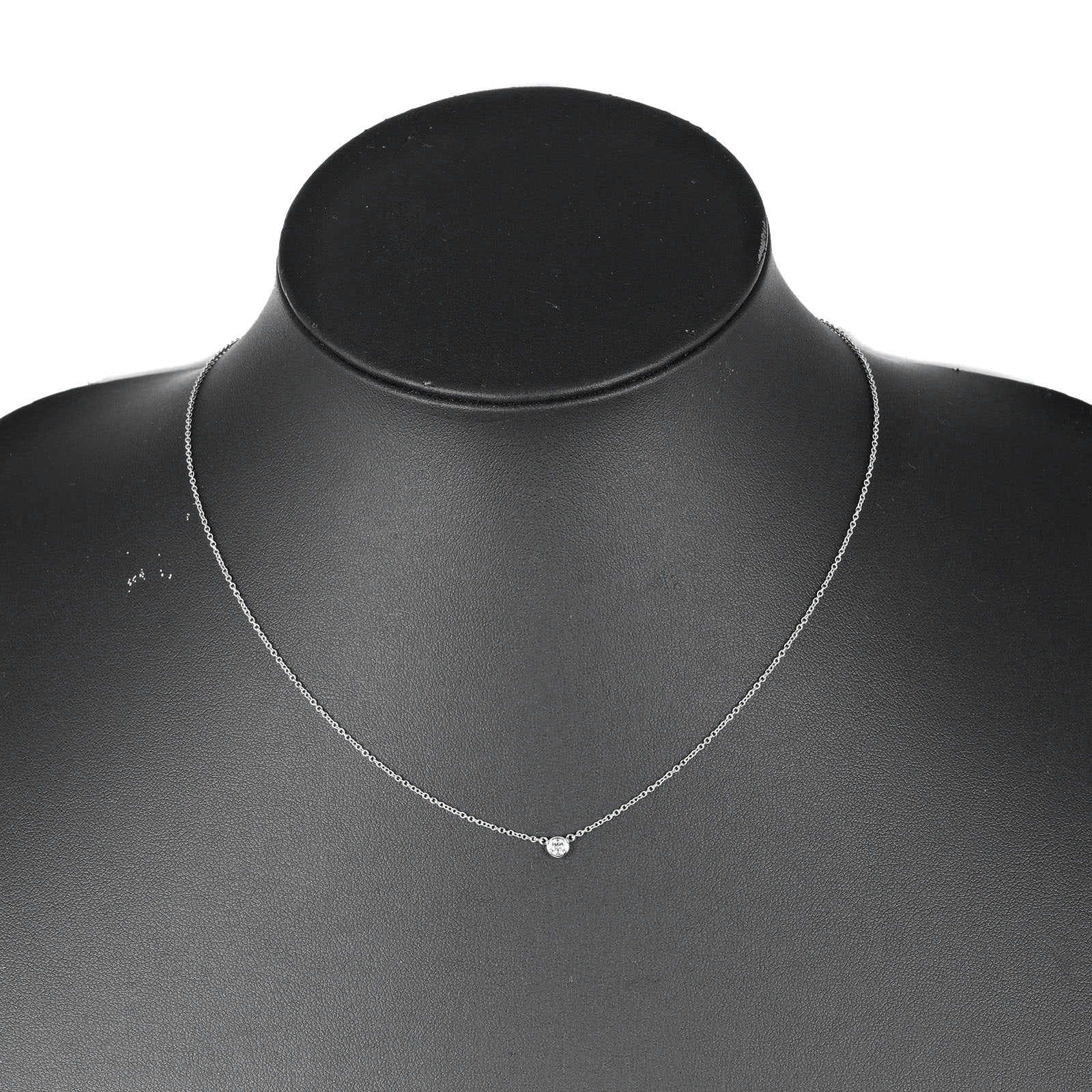 Tiffany Co By The Yard Silver Platinum Necklace Jewelry Pre-Owned 1070$
