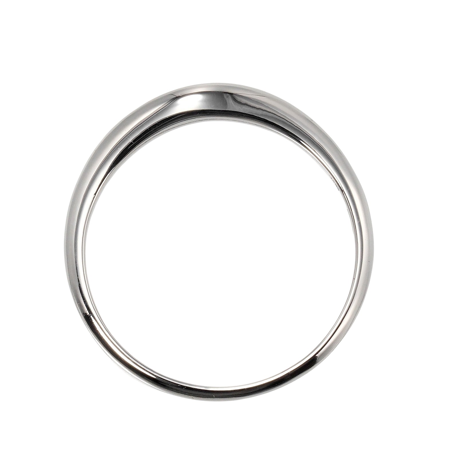 Bulgari Corona Silver Platinum Ring Jewelry Pre-Owned 584$