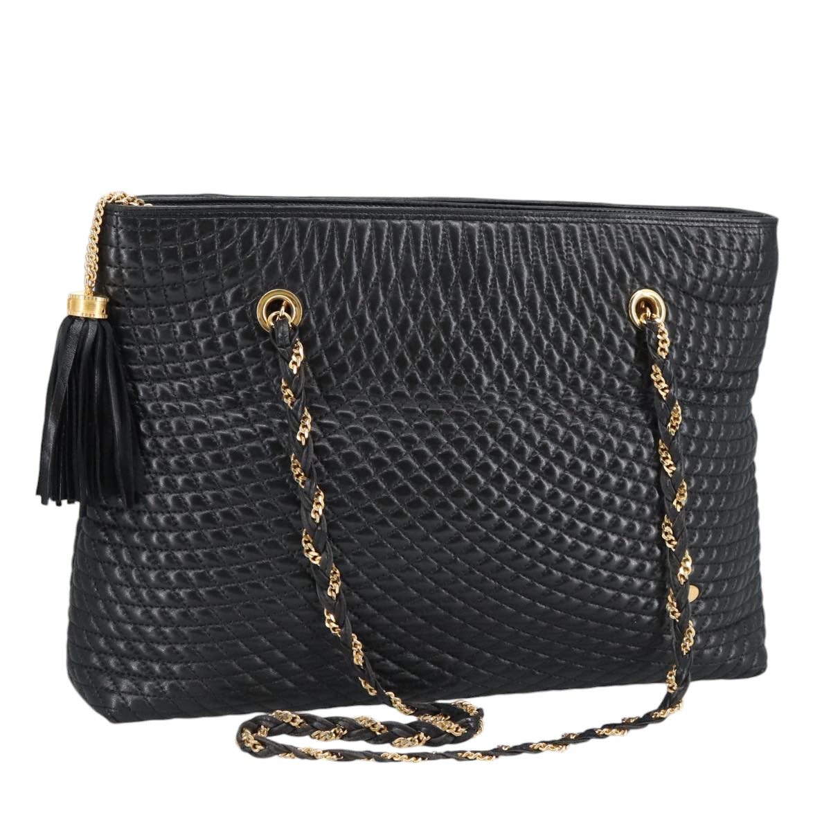 Bally Black Leather Shoulder Bag Authentic | eBay
