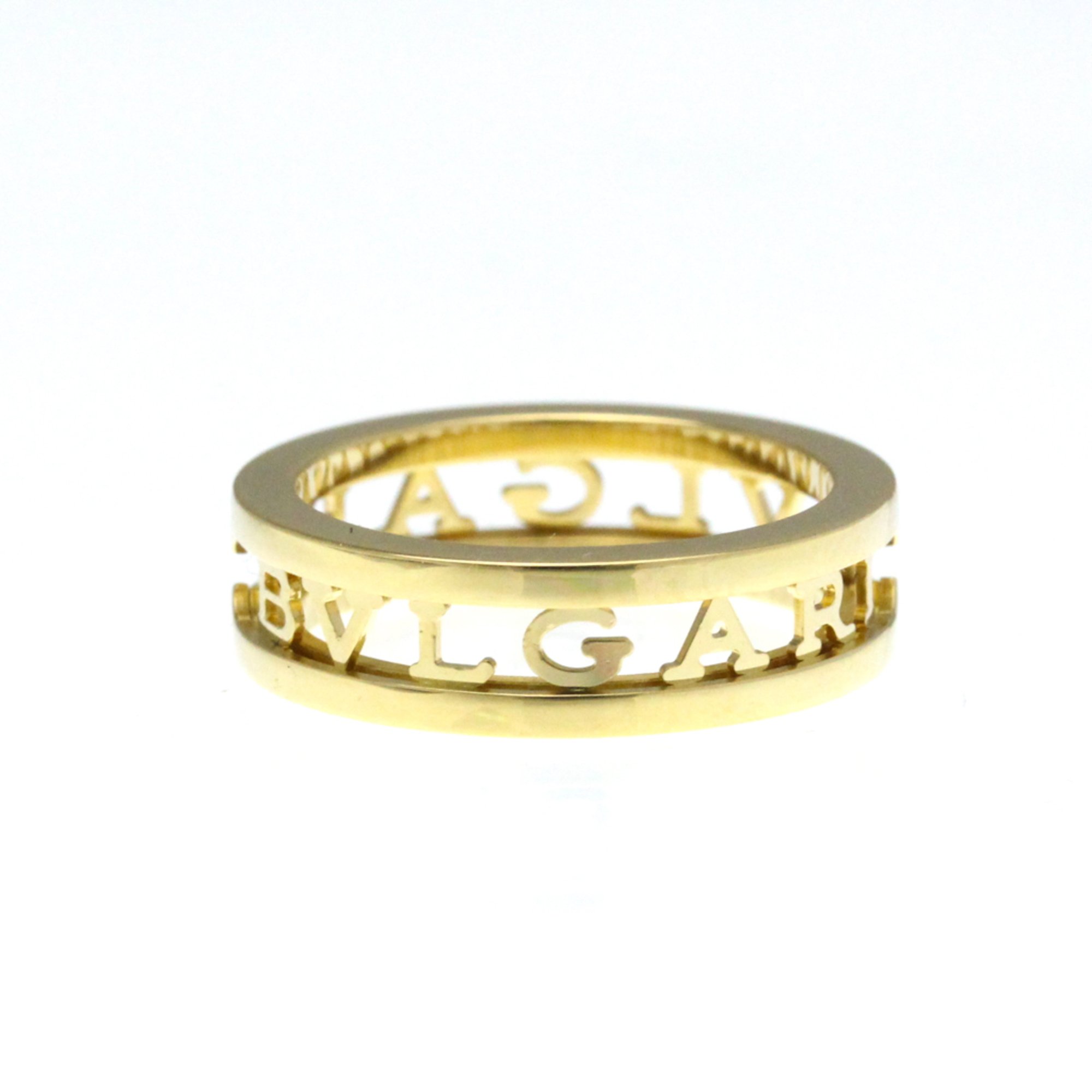 Bulgari Logo Gold Yellow Gold Ring Jewelry Pre-Owned 1808$